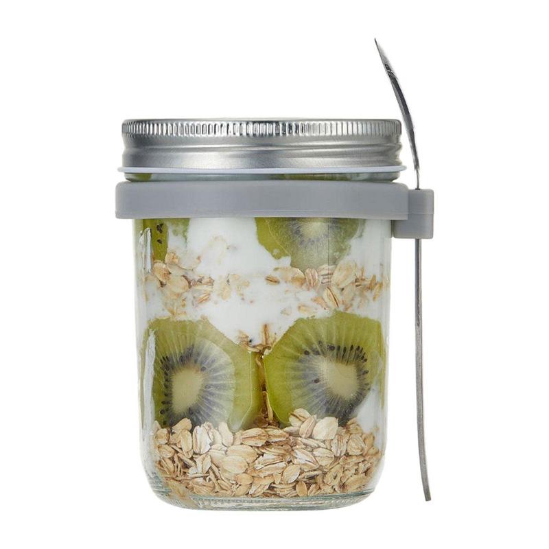 Overnight Oat Jar - 600ml Large Capacity Overnight Oats Containers