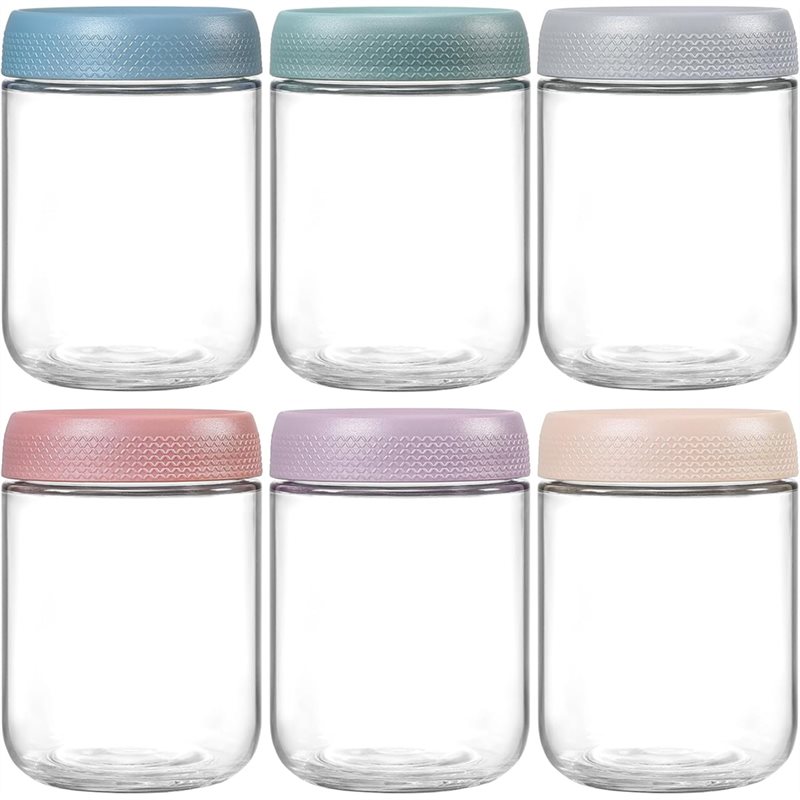Overnight Oat Jar - CHCH 6Pcs 500Ml Overnight Oats Containers