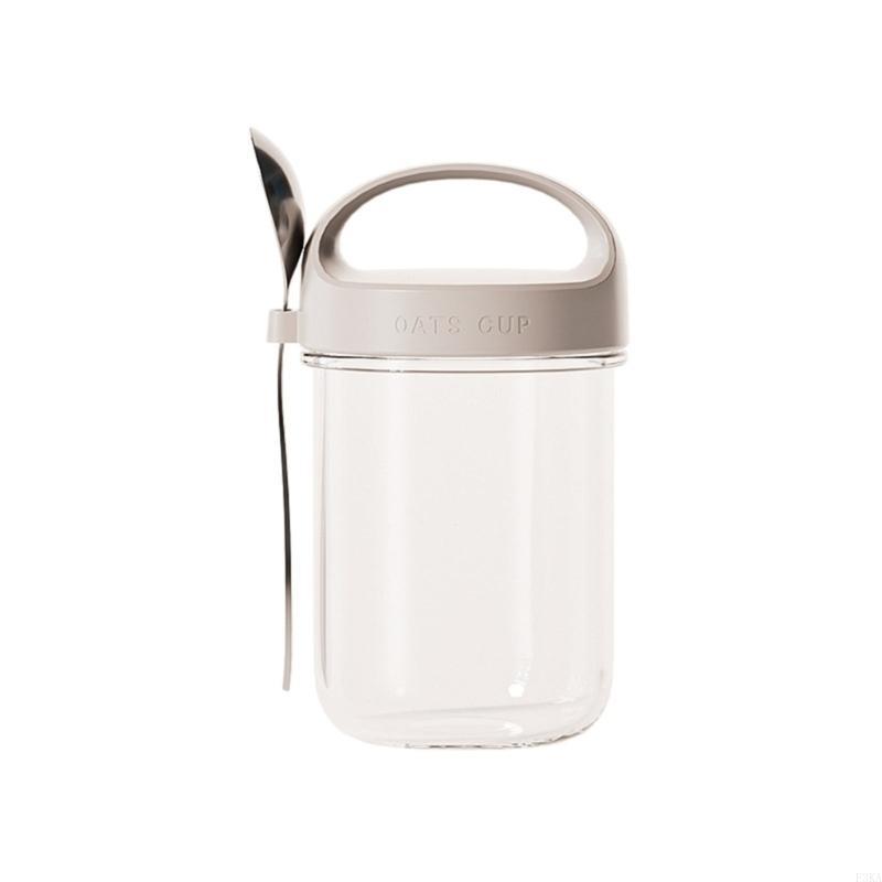 Salad Container Jar - Multipurpose Kitchen With Spoon Dishwasher Safe