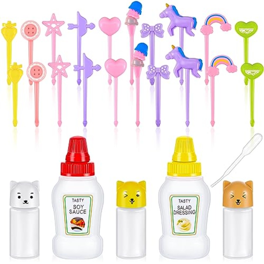 26 Pcs Lunch Bento Soy Sauce C - огляд і ціна Sauce Squeeze Bottle