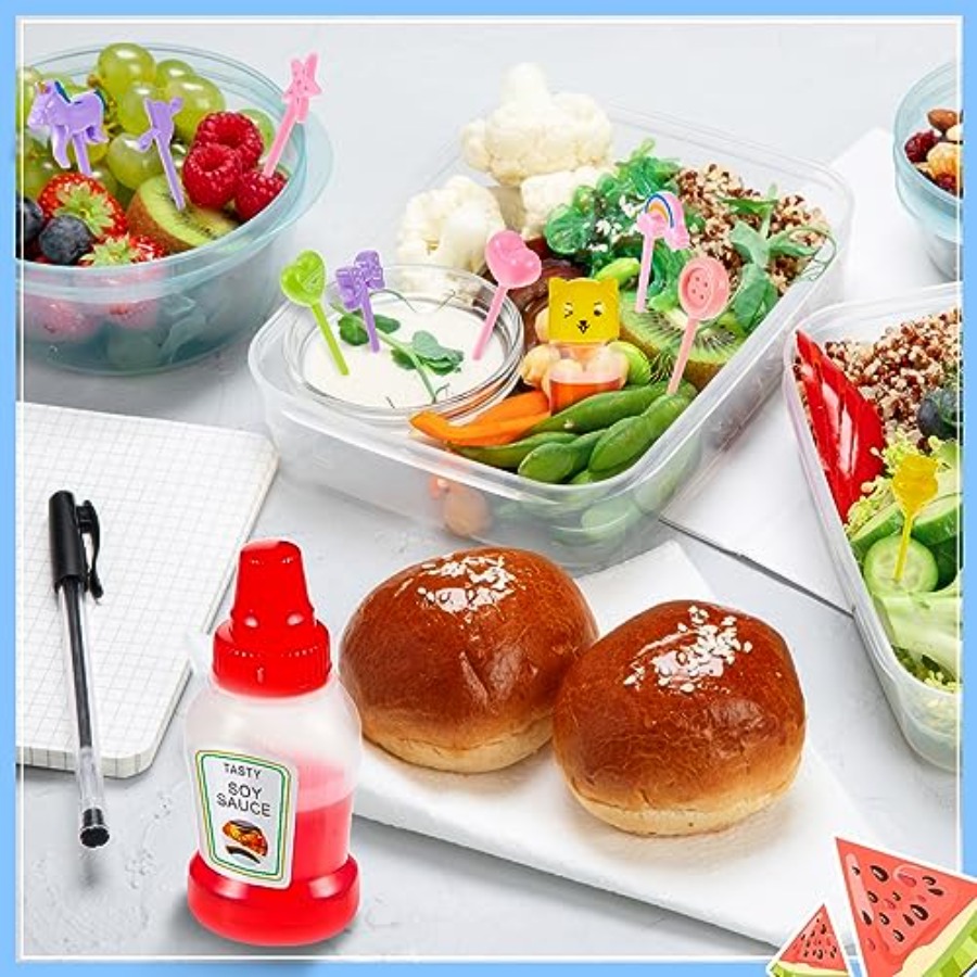 26 Pcs Lunch Bento Soy Sauce C - огляд і ціна Sauce Squeeze Bottle