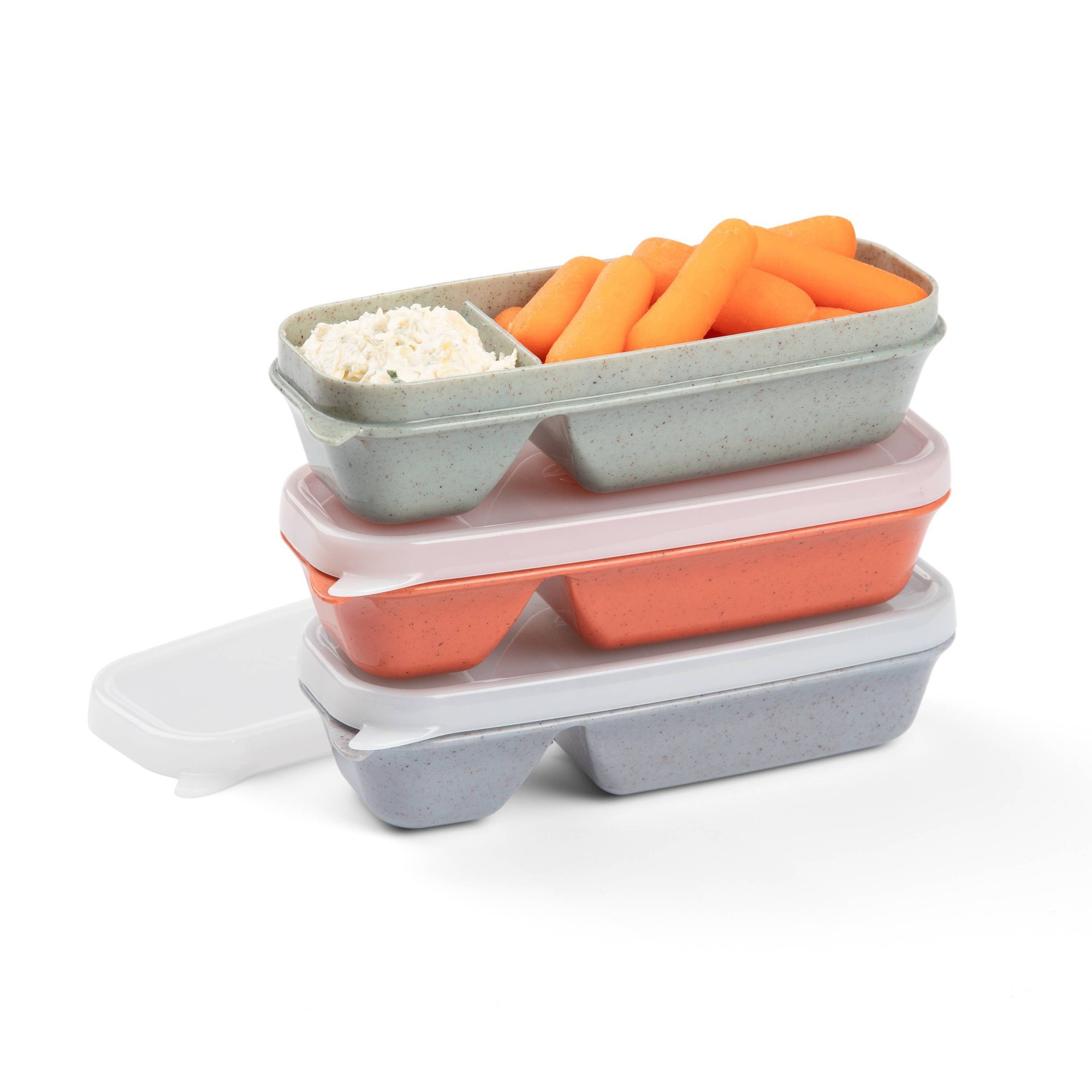 Leakproof Snack And Dip Food S - огляд і ціна Meal Prep Containers