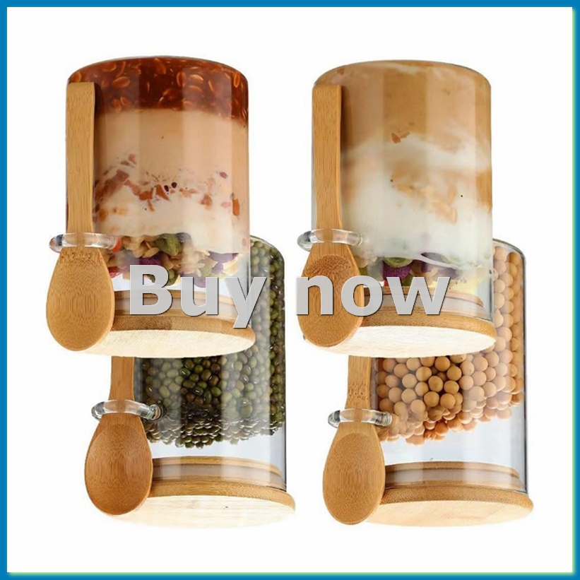4 Pack Overnight Oats Glass Co - огляд і ціна Overnight Oat Jar