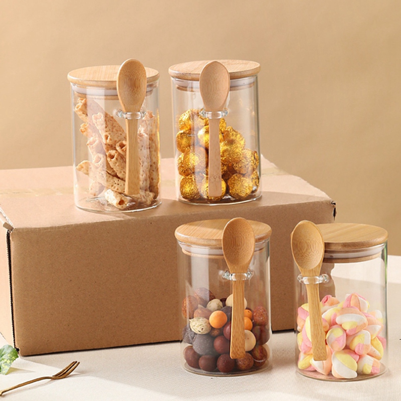 4 Pack Overnight Oats Glass Co - огляд і ціна Overnight Oat Jar