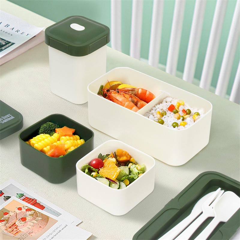 Double Compartment Lunch Box M - огляд і ціна Meal Prep Japanese Food