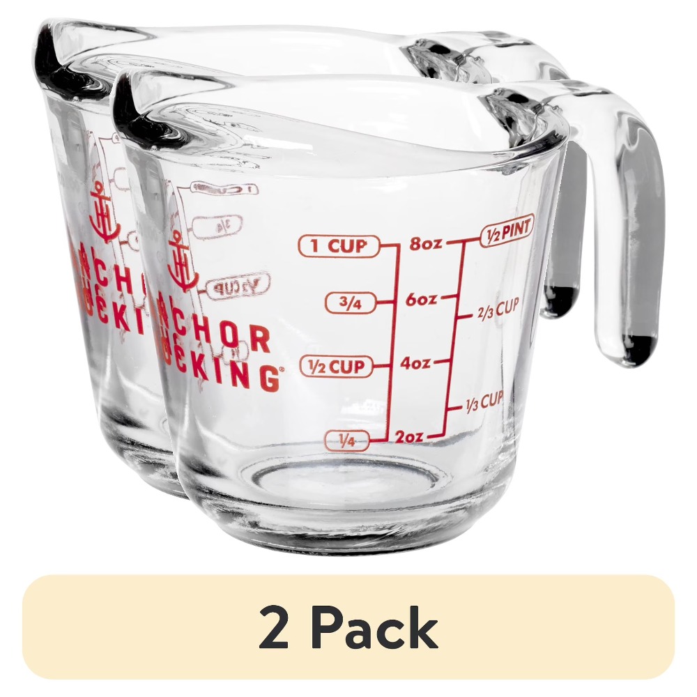 2-Pack Glass Measuring Cups Se - огляд і ціна Meal Prep Kitchen