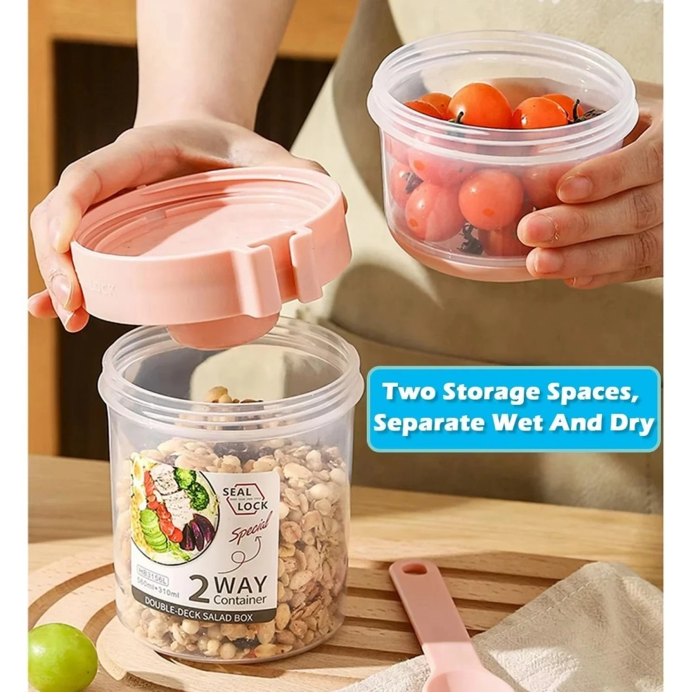 Portable Salad Cup Breakfast C - огляд і ціна Salad Container Jar