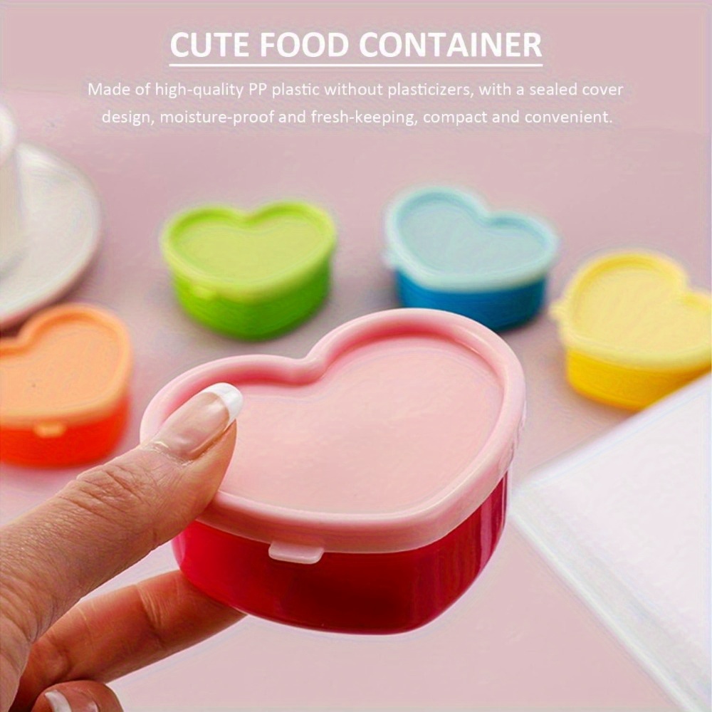 5PCS Mini Lunch Box Condiment  - огляд і ціна Salad Container Jar