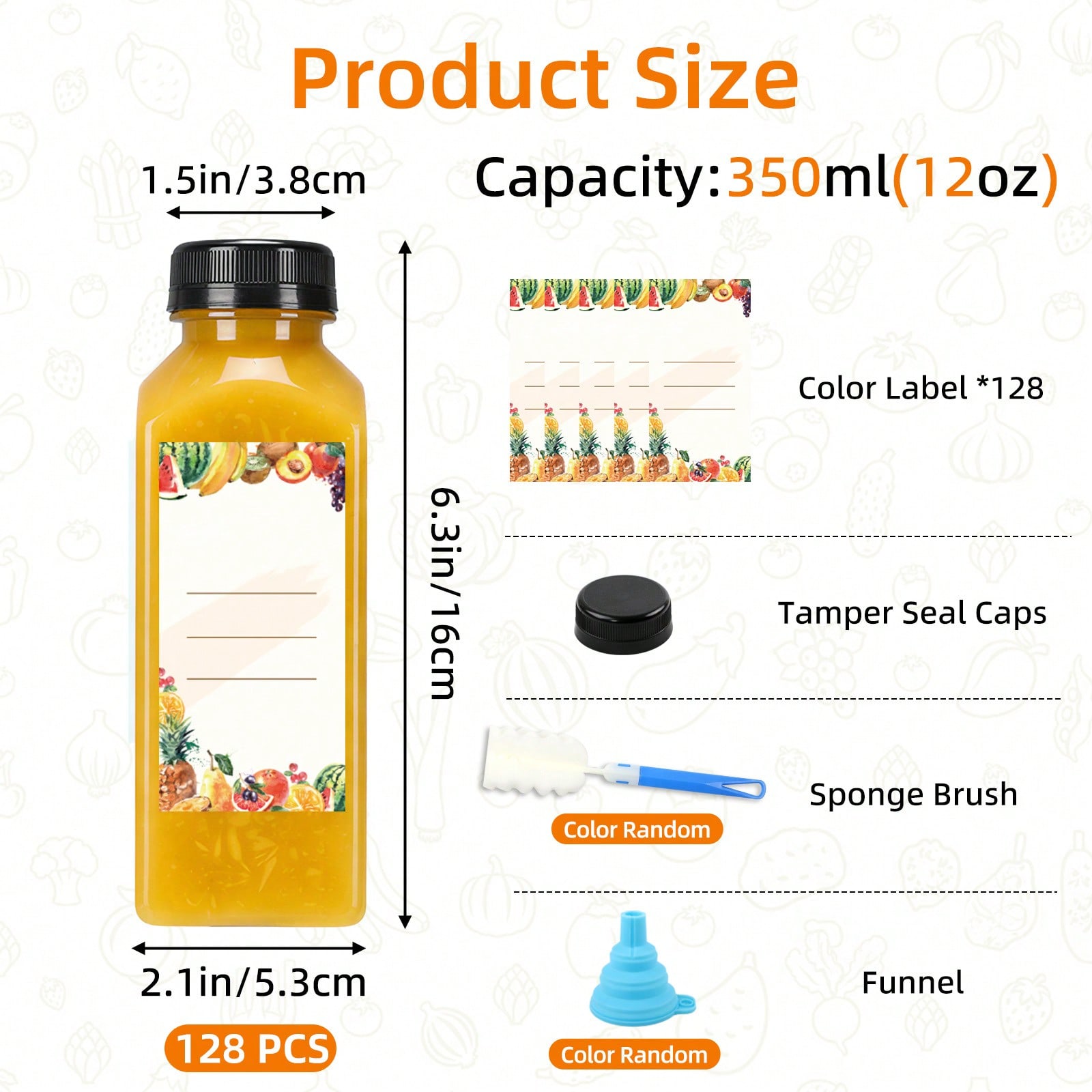 Plastic Juice Bottles Modern S - огляд і ціна Meal Prep Juice