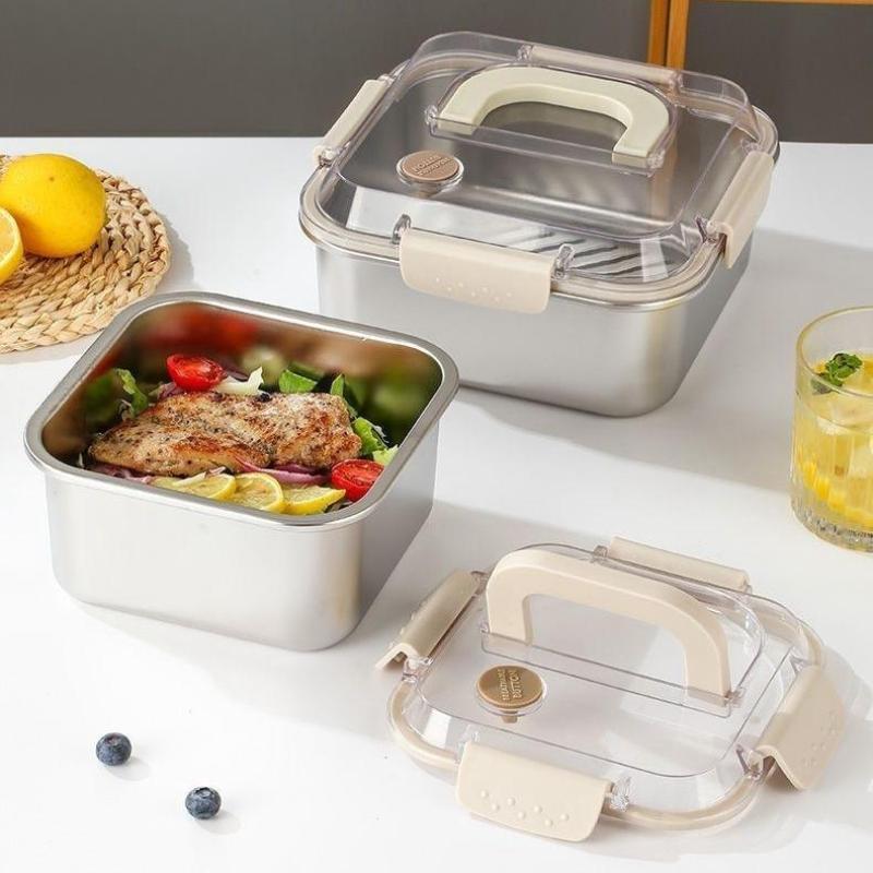 Portable Large Capacity Stainl - огляд і ціна Salad Container Jar
