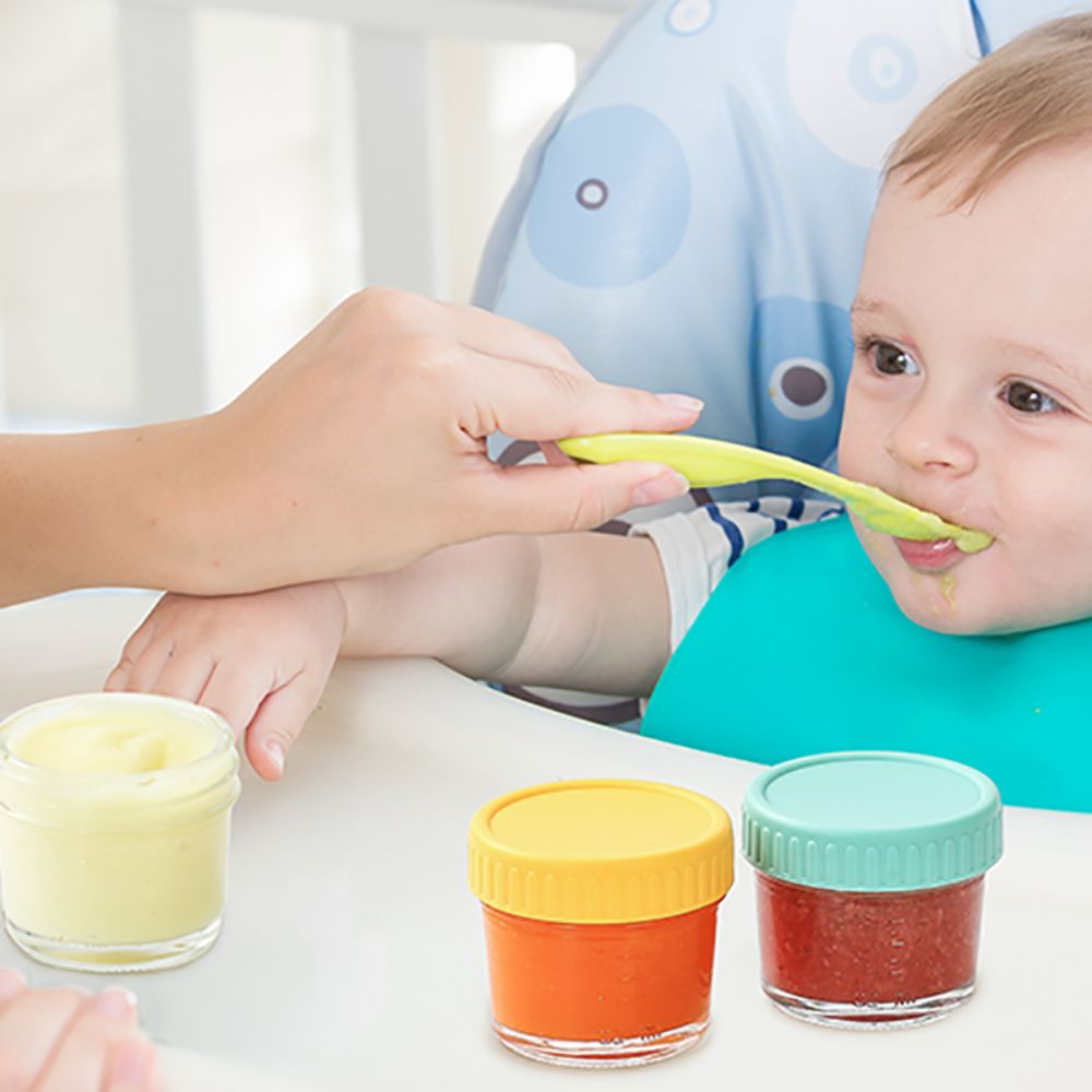 6pcs Glass Baby Food Jar Reusa - огляд і ціна Salad Container Jar