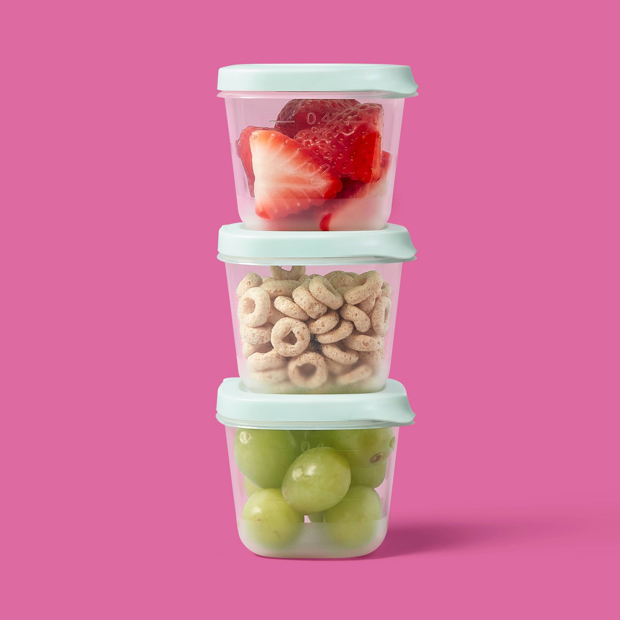 4ct Mini Square Half Cup Food  - огляд і ціна Meal Prep Containers
