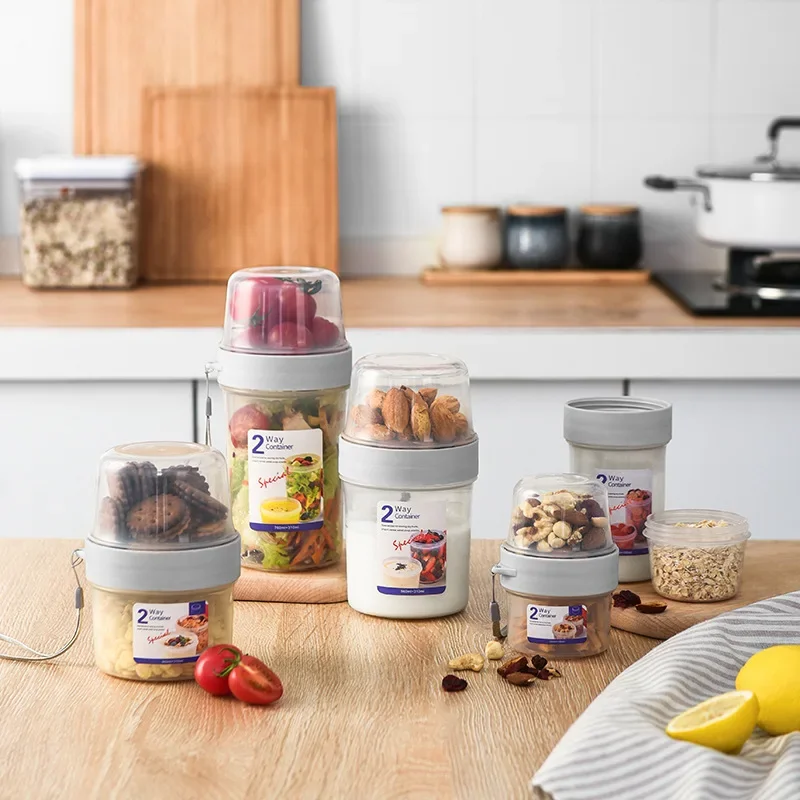 Breakfast Oatmeal Cereal Nut Y - огляд і ціна Salad Container Jar