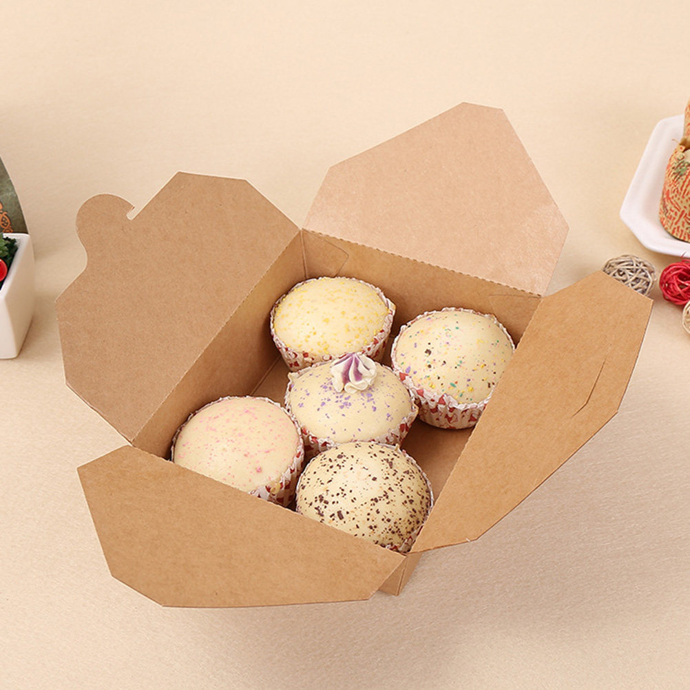 20Pcs Kraft Paper Lunch Box 80 - огляд і ціна Meal Prep For A Day