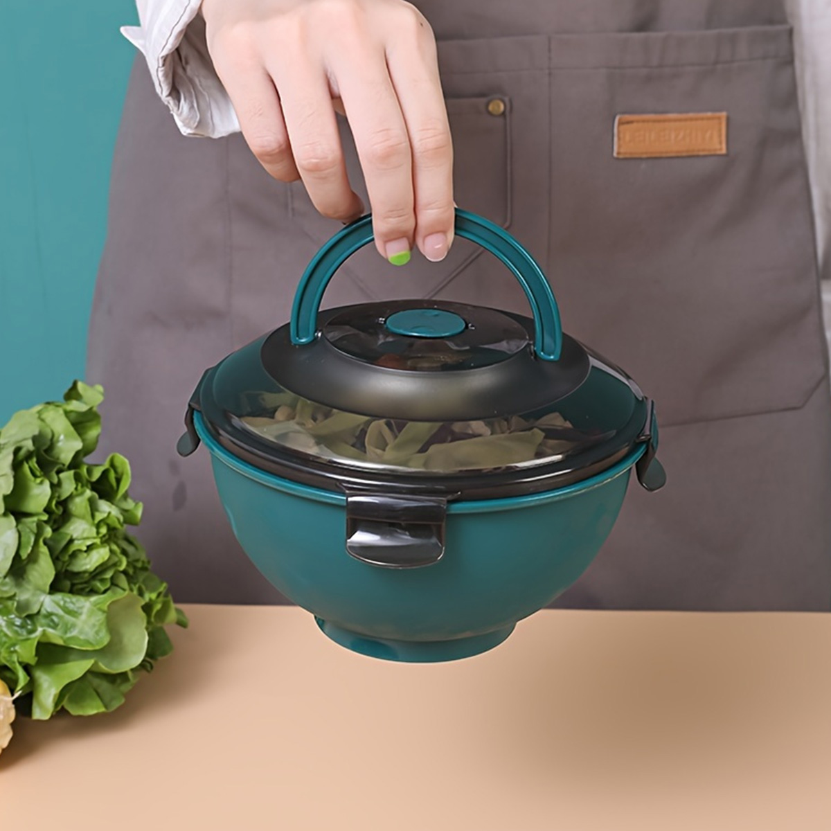Portable Salad Noodle Soup Bow - огляд і ціна Salad Container Jar