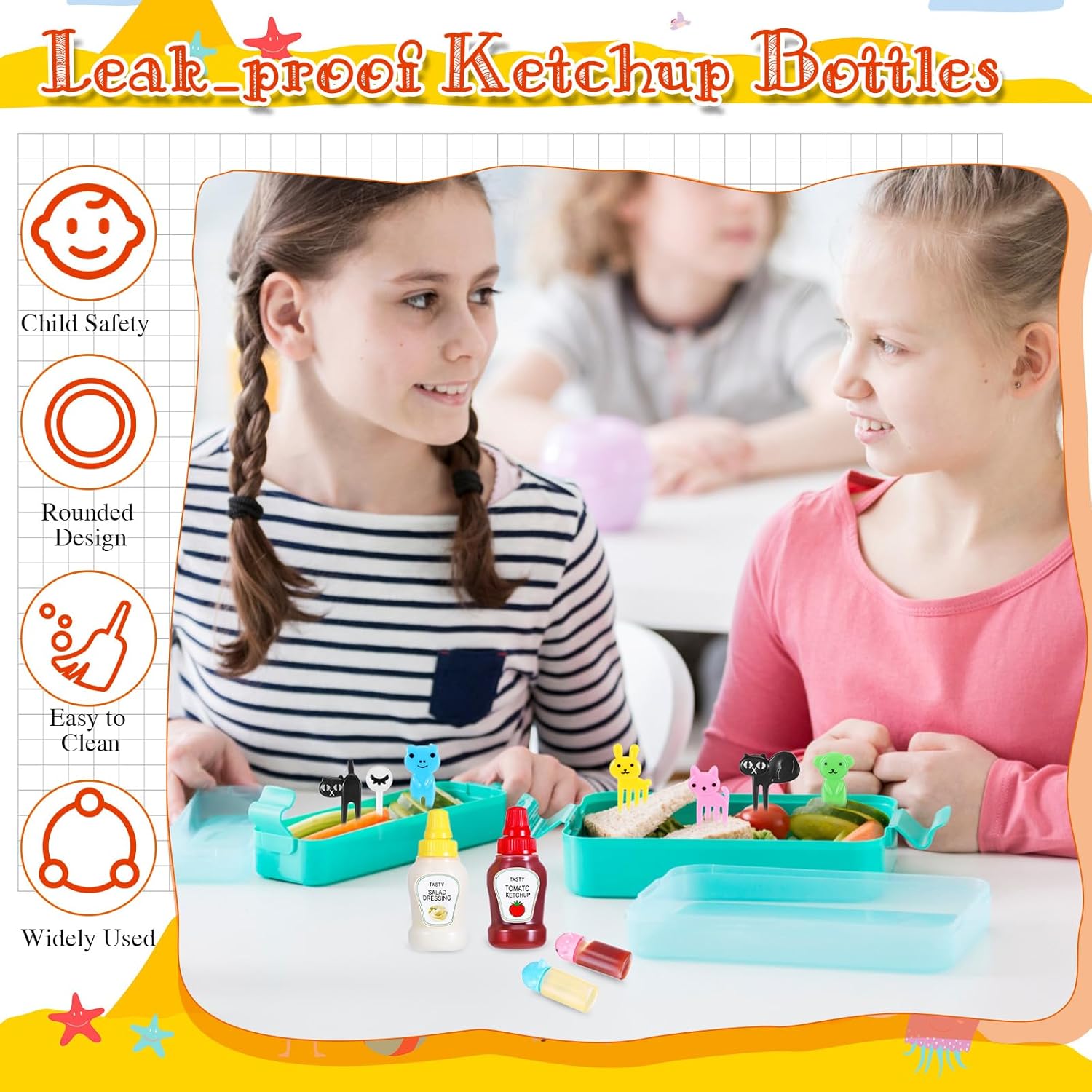 Kids Bento Lunch Box Accessori - огляд і ціна Sauce Squeeze Bottle