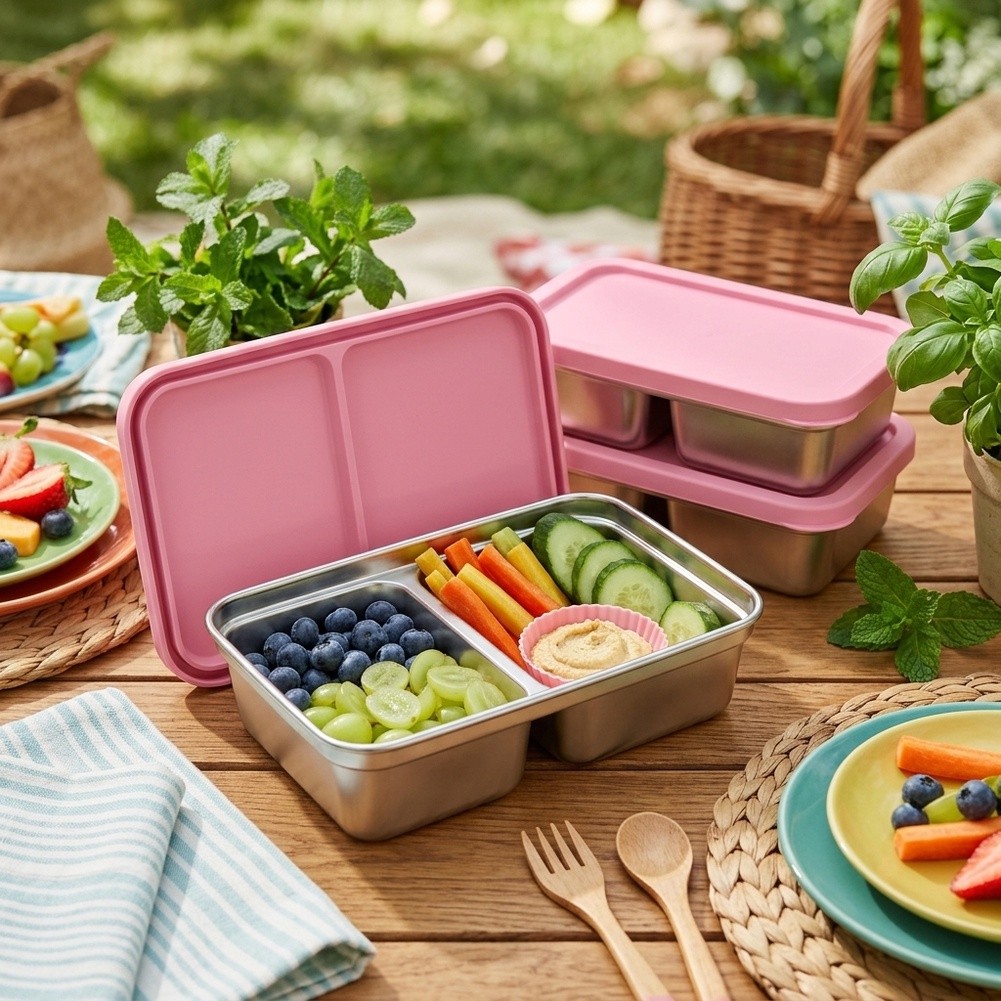 Stackable Stainless Steel Snac - огляд і ціна Meal Prep Snacks For Toddlers