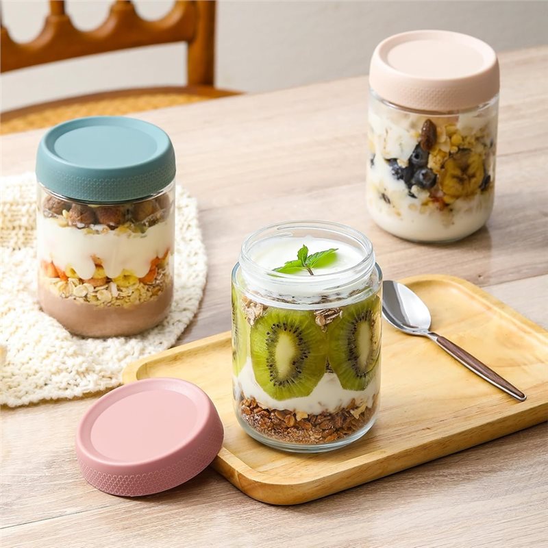 CHCH 6Pcs 500Ml Overnight Oats - огляд і ціна Overnight Oat Jar