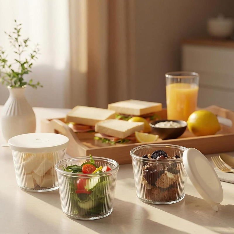 1/2PCS Small Glass Bowl with L - огляд і ціна Sauce Dipping Cup