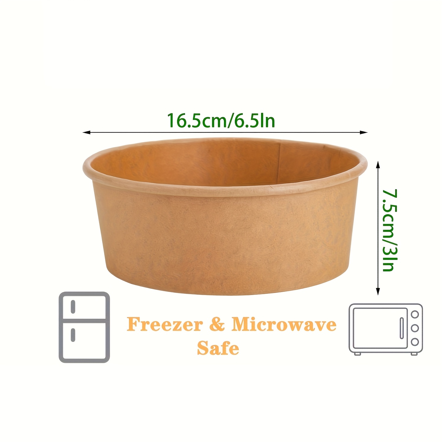 44Oz/1300Ml 25/50 Pack Paper B - огляд і ціна Salad Container Jar