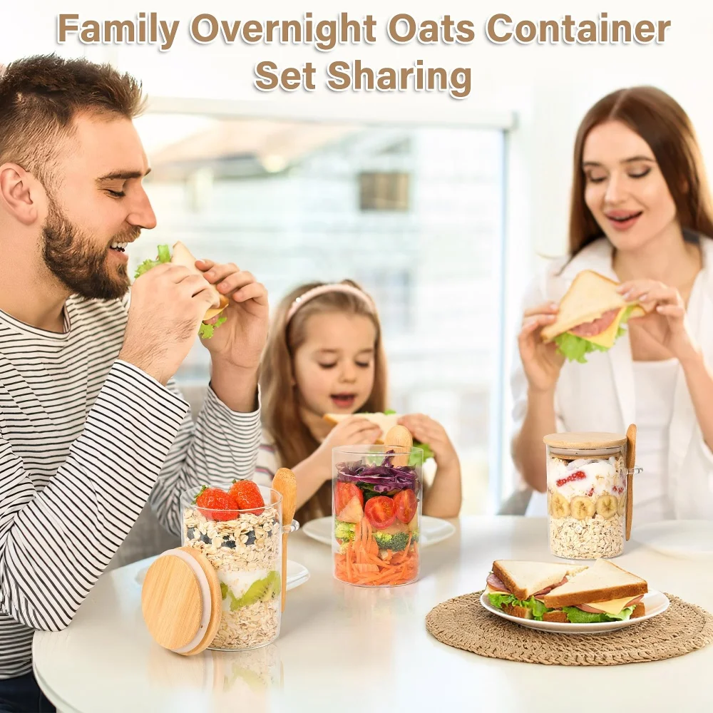 yes1/2/3/4pcs Overnight Oats C - огляд і ціна Overnight Oat Jar