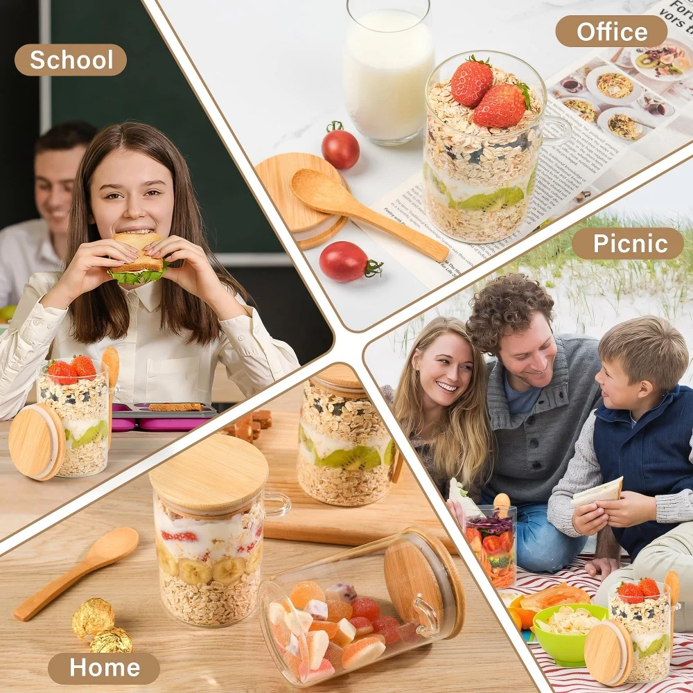yes1/2/3/4pcs Overnight Oats C - огляд і ціна Overnight Oat Jar