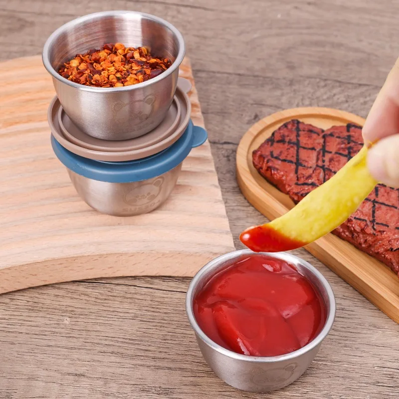 10/1pc 50ml Leakproof Stainles - огляд і ціна Sauce Dipping Cup