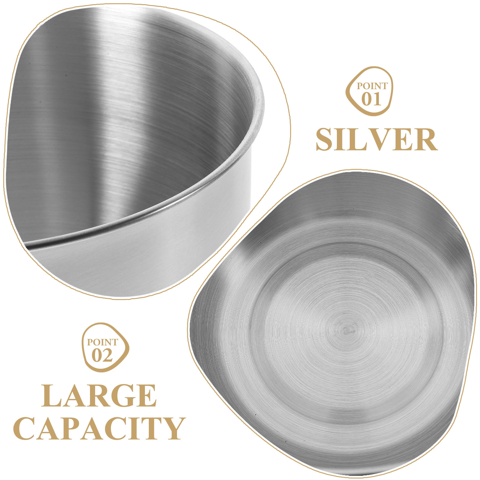 Deep Stainless Steel Mixing Bo - огляд і ціна Meal Prep Kitchen