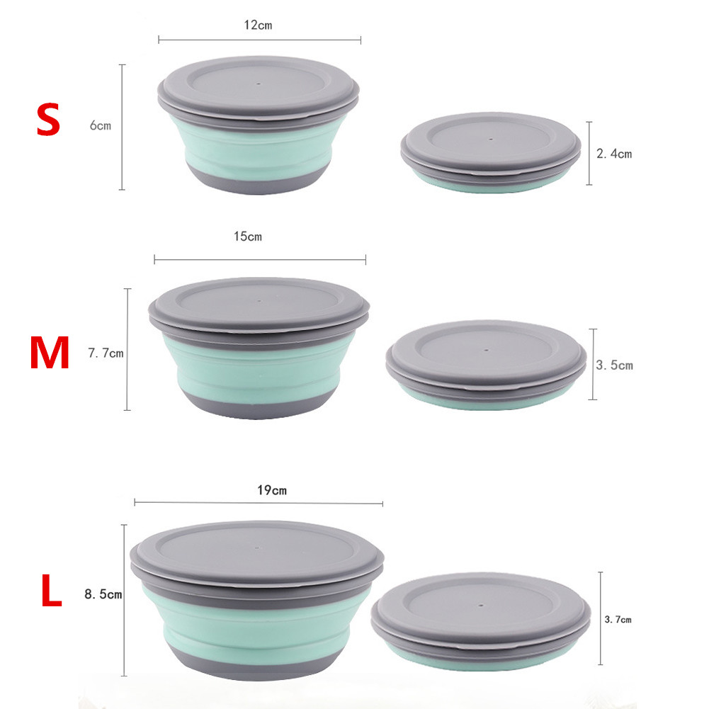 Portable Folding Lunch Box Bow - огляд і ціна Salad Container Jar